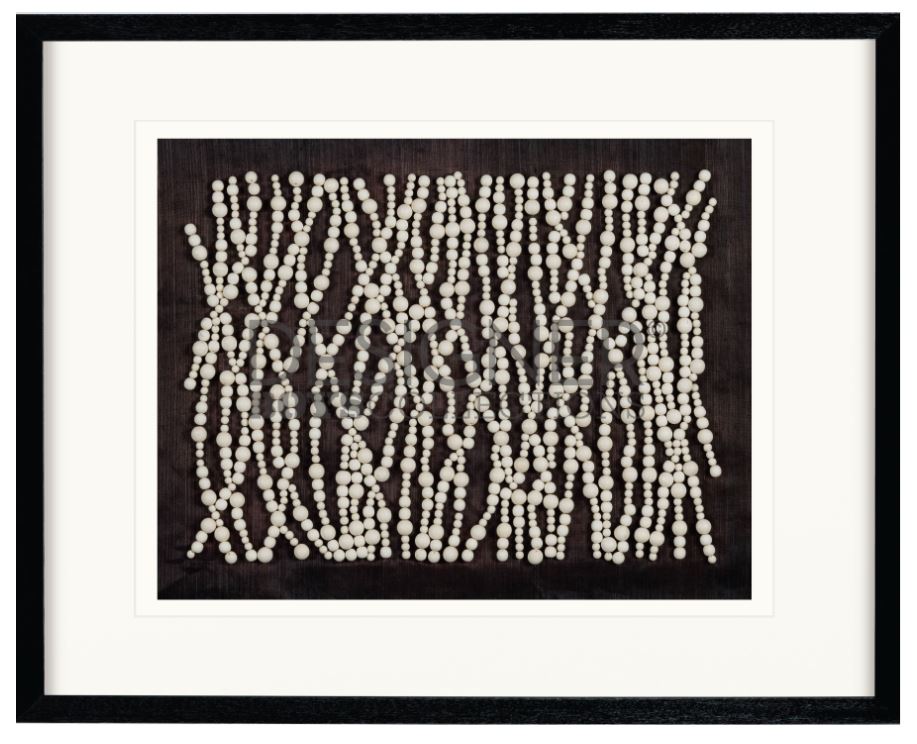 Criss Cross Textile Artwork by Designer Boys in Black