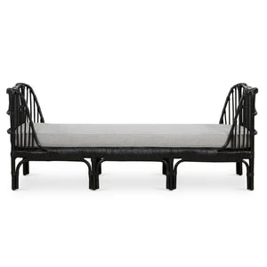 Whitehaven Rattan Daybed Black