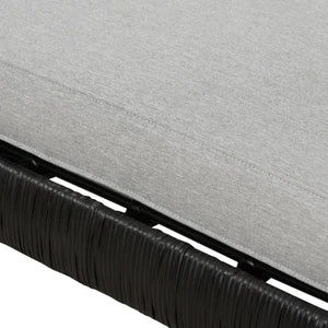 Whitehaven Rattan Daybed Black