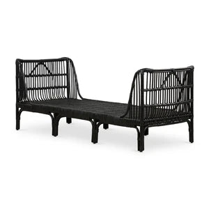 Whitehaven Rattan Daybed Black