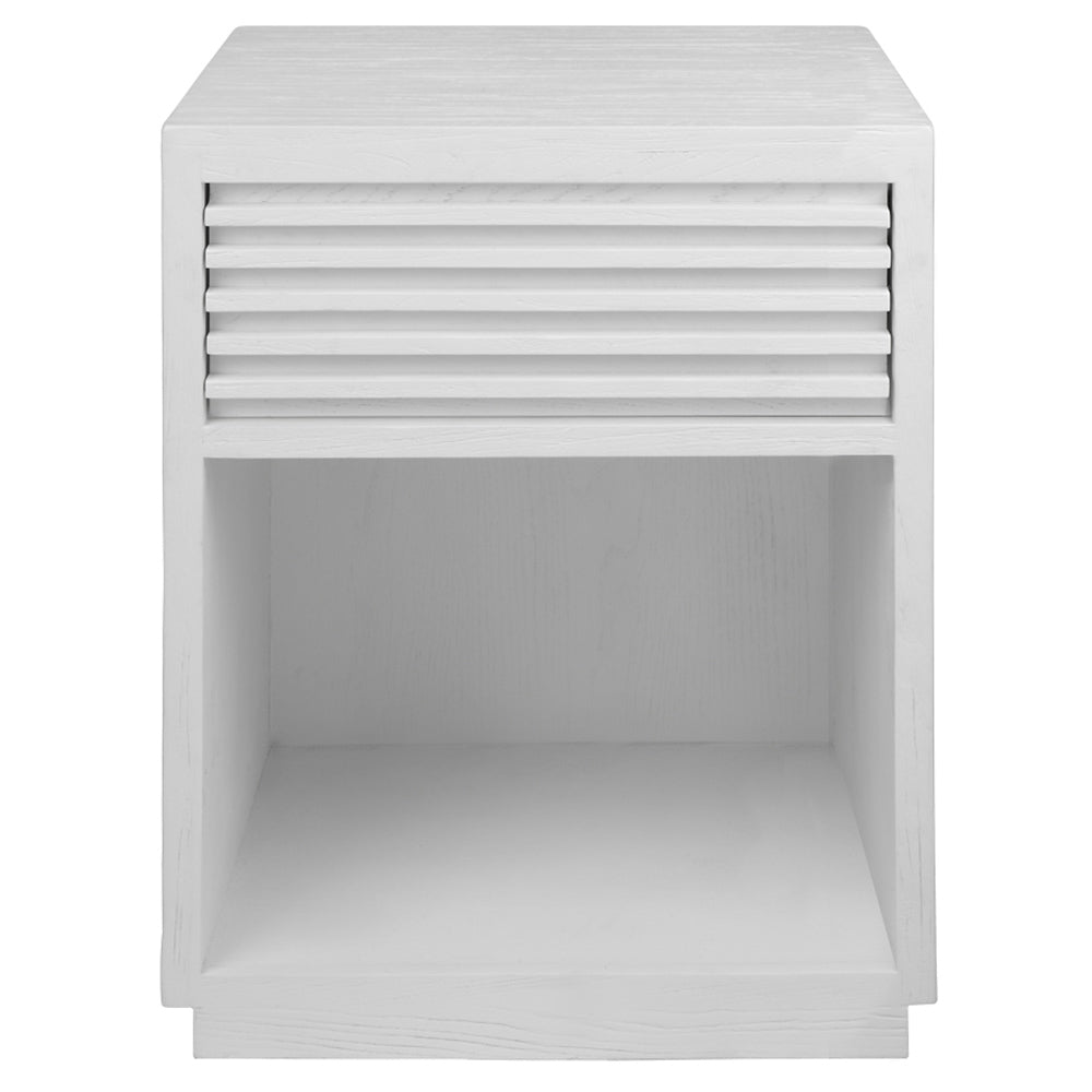 Bahama Bedside Table in White