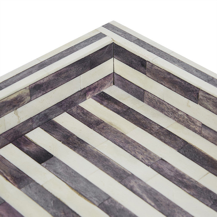 Pali Stripe Bone Tray - Small