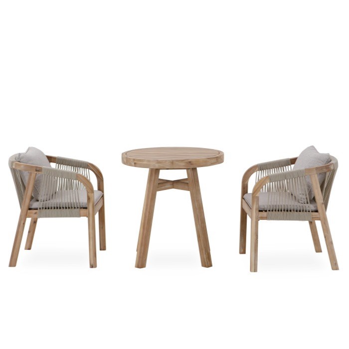 Cara Timber 3 Piece Setting