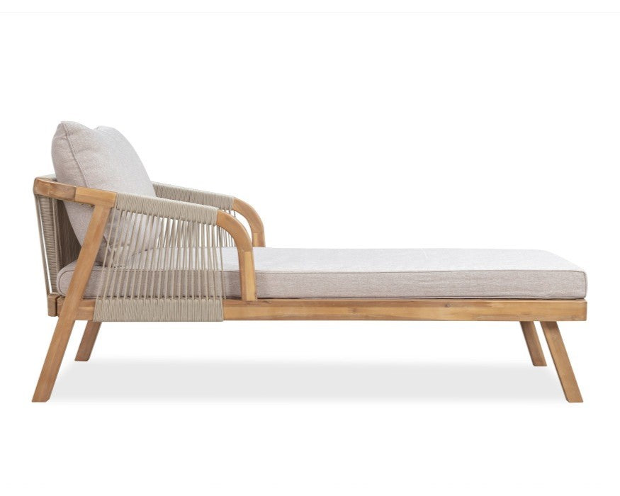 Cara Timber Sun Lounger