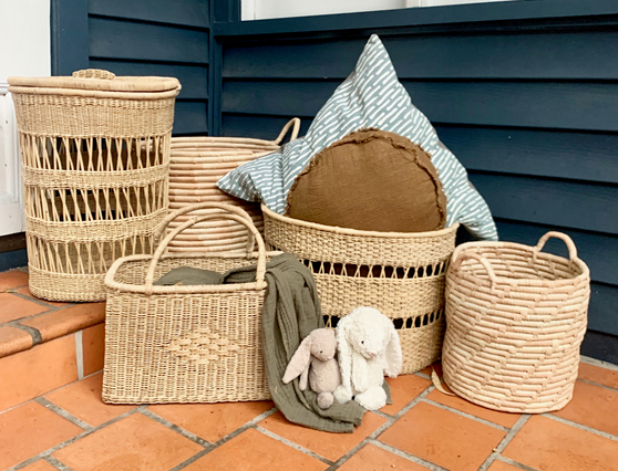 African Laundry Basket