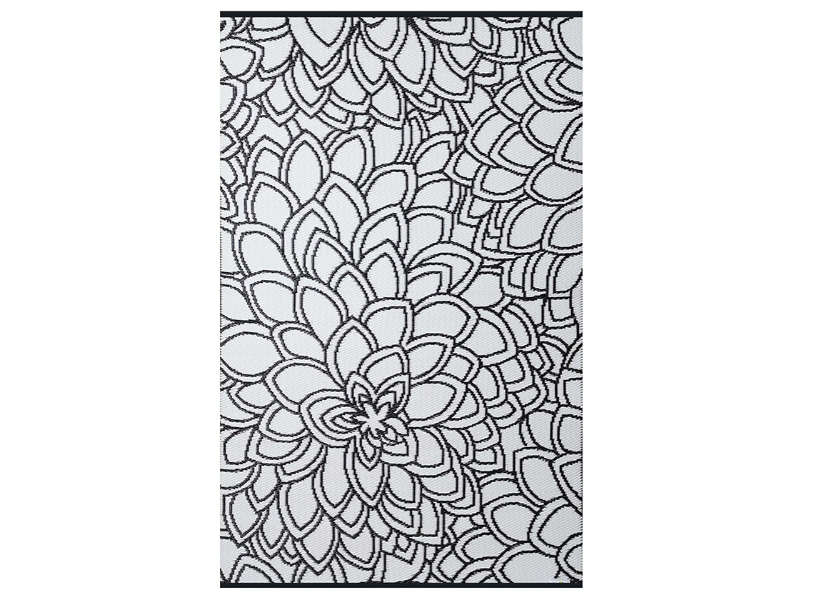 Eden Black & White Outdoor Rug