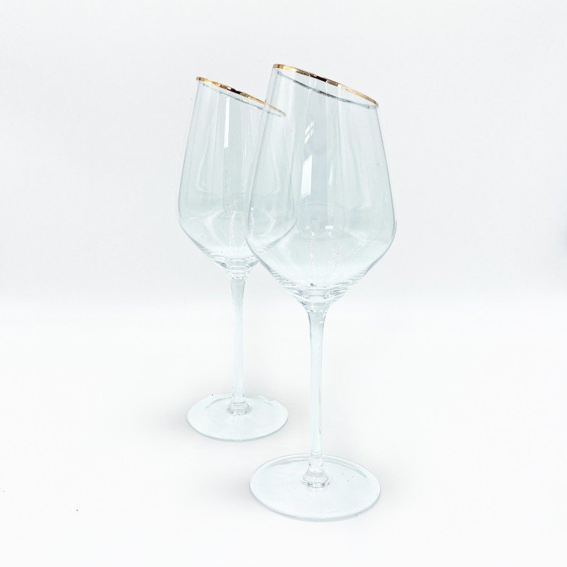Manhattan Elegance Stemmed Wine Glasses