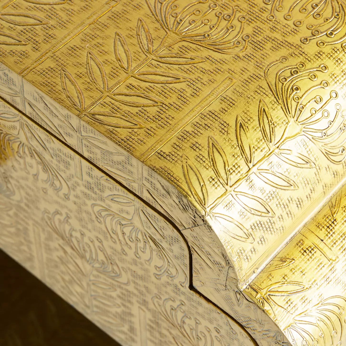 Embossed Metal Console