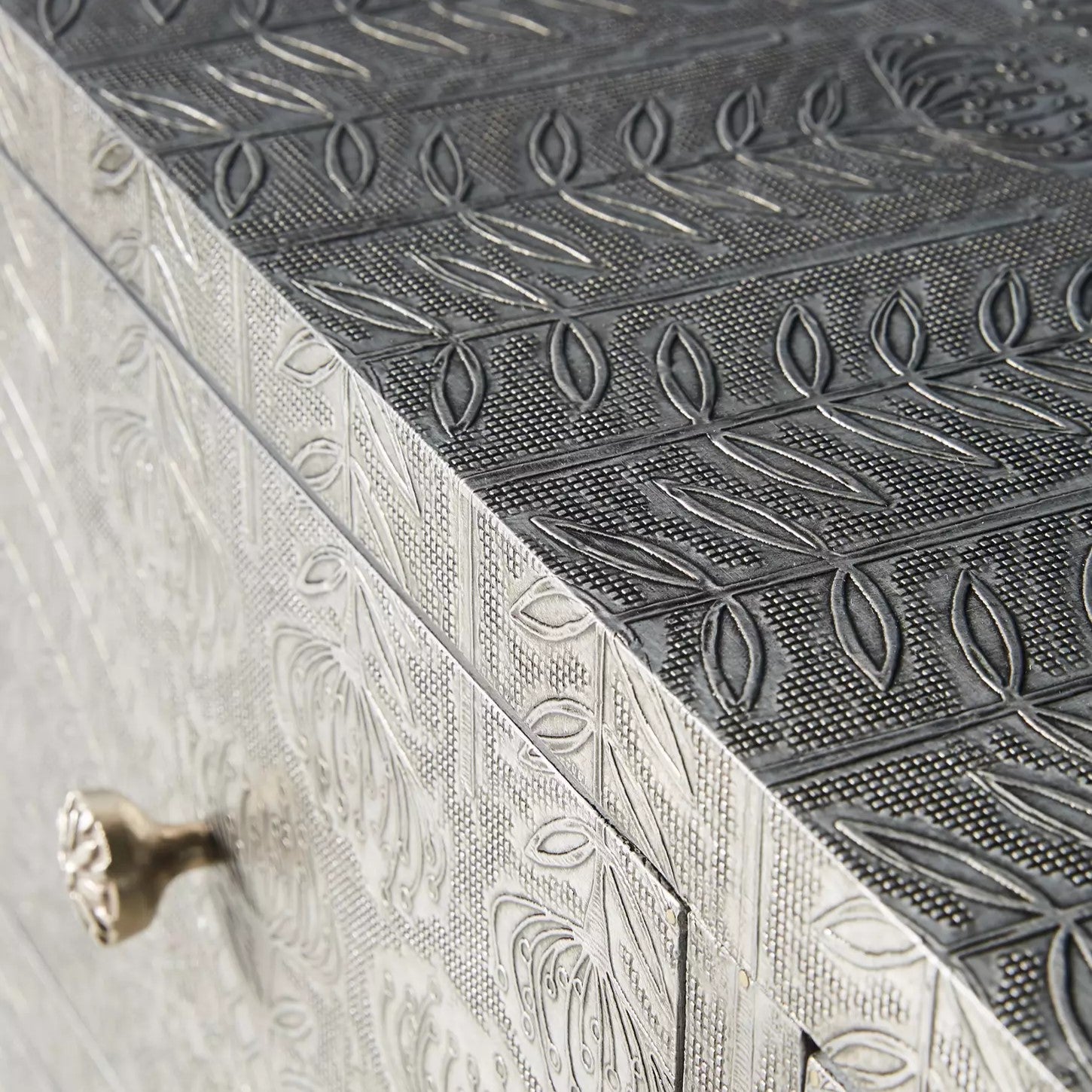 Casa Pressed Metal 5 Drawer Tallboy