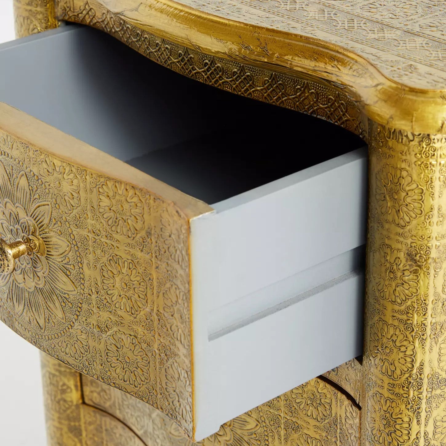Casa Pressed Metal 5 Drawer Tallboy
