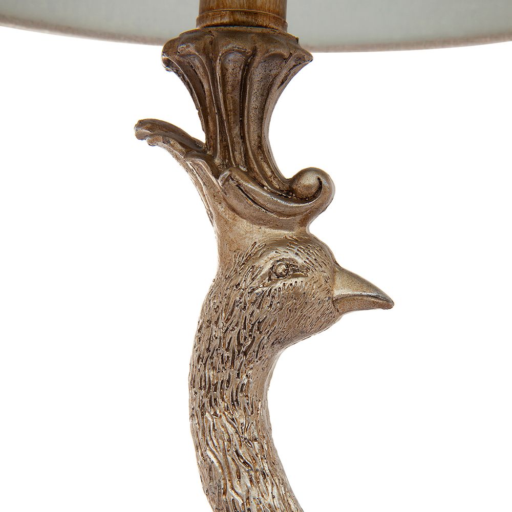 Peacock Table Lamp