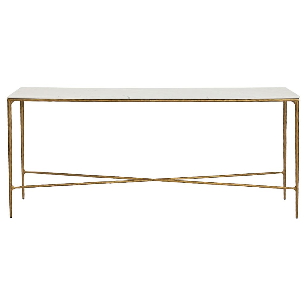 Heston Console in Brass
