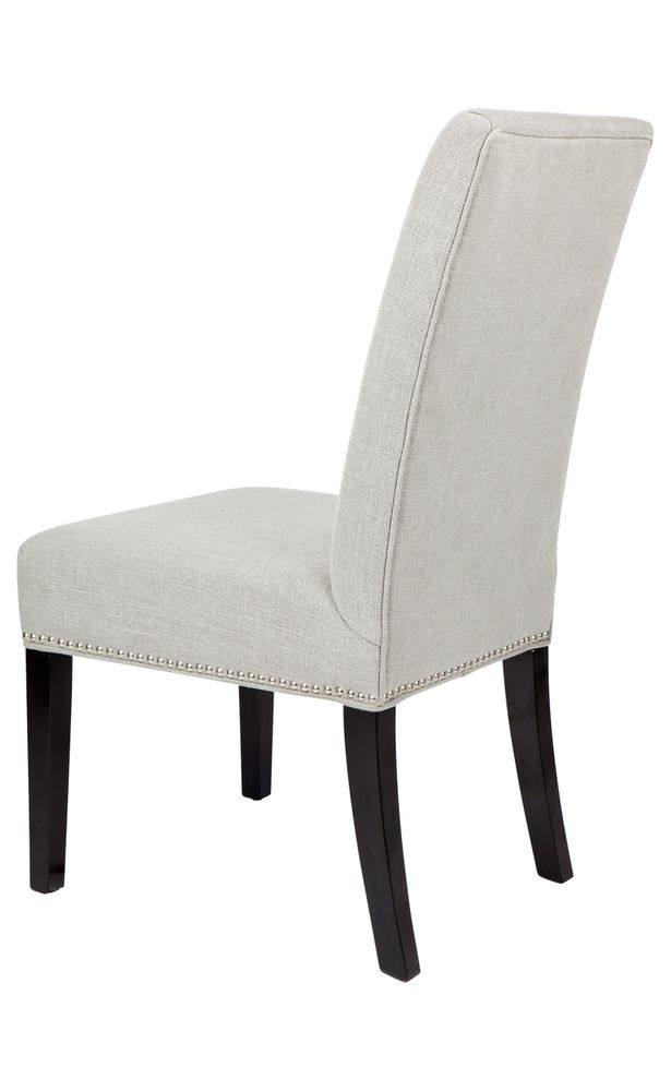 Bentley Dining Arm Chair in Grey Linen