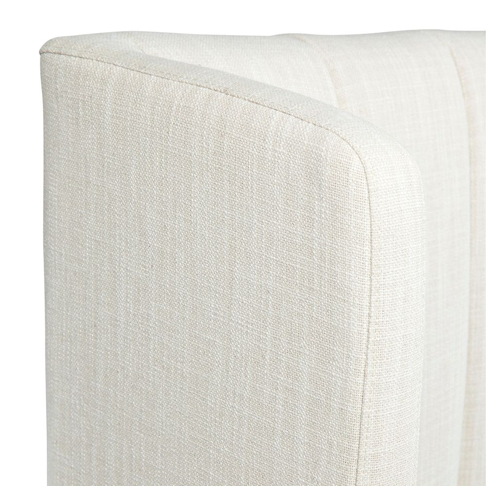 Central Park Bedhead In Natural Linen