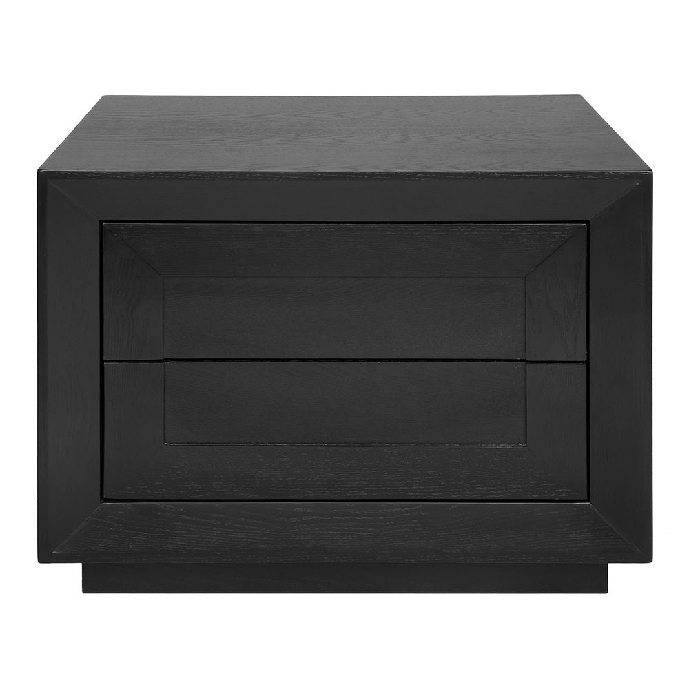 Balmain Oak Low Bedside Table