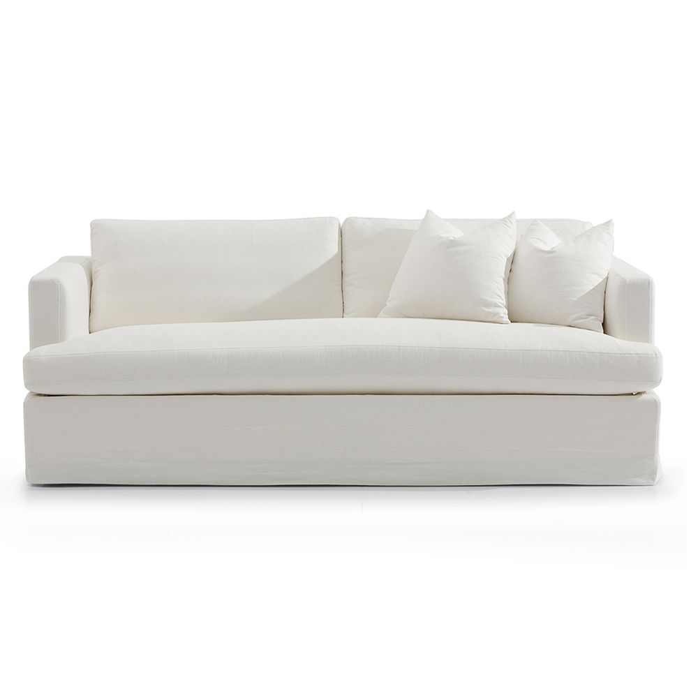 Birkshire Slip Cover 3 Seater Sofa in White