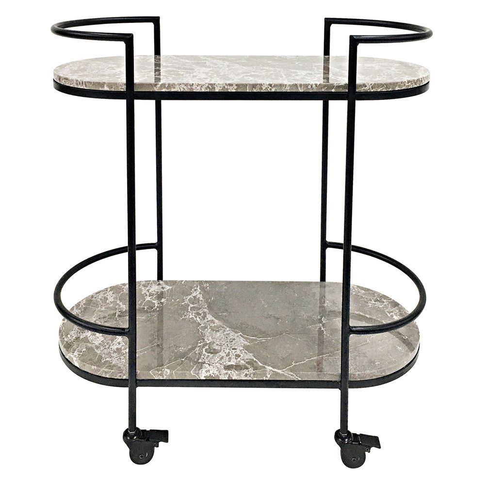 Southside Drinks Trolley in Black