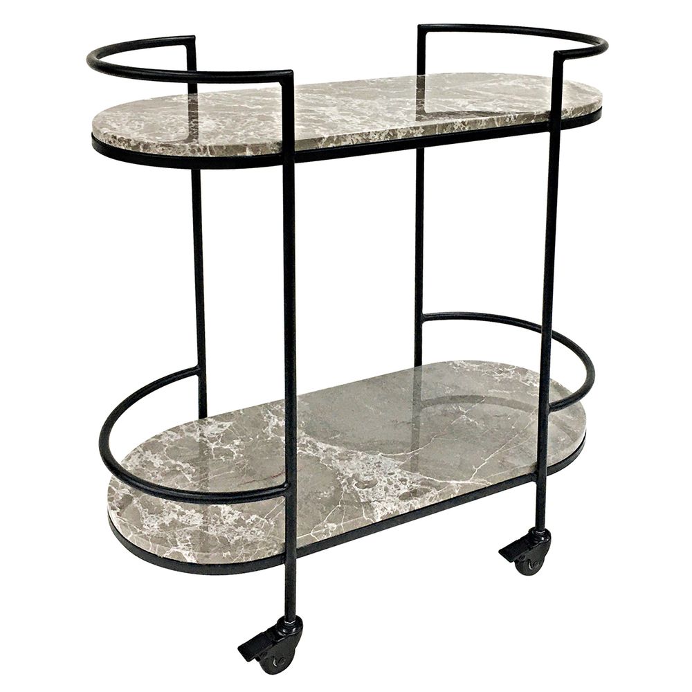 Southside Drinks Trolley in Black
