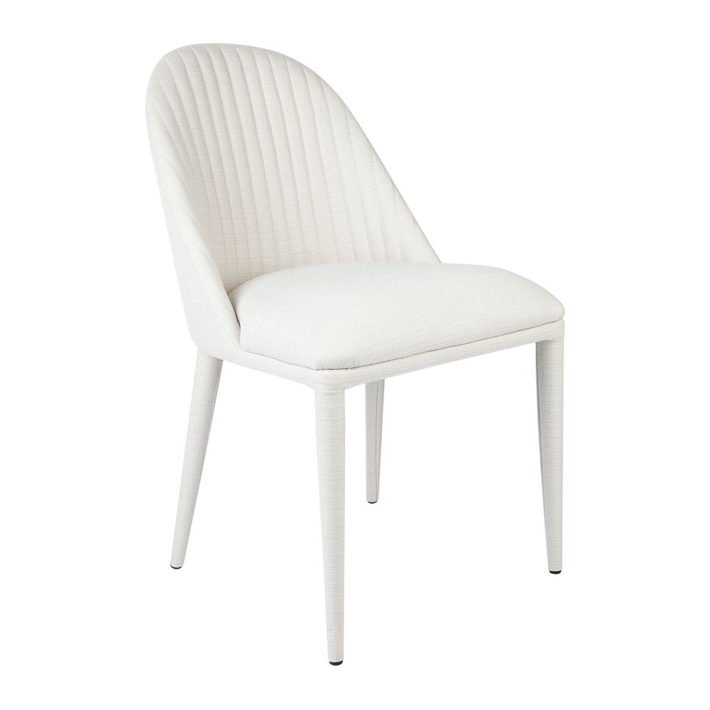 Dante Panelled Dining Chair in Natural - Set of Two