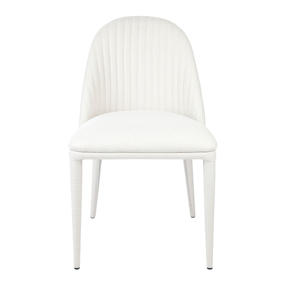 Dante Panelled Dining Chair in Natural - Set of Two