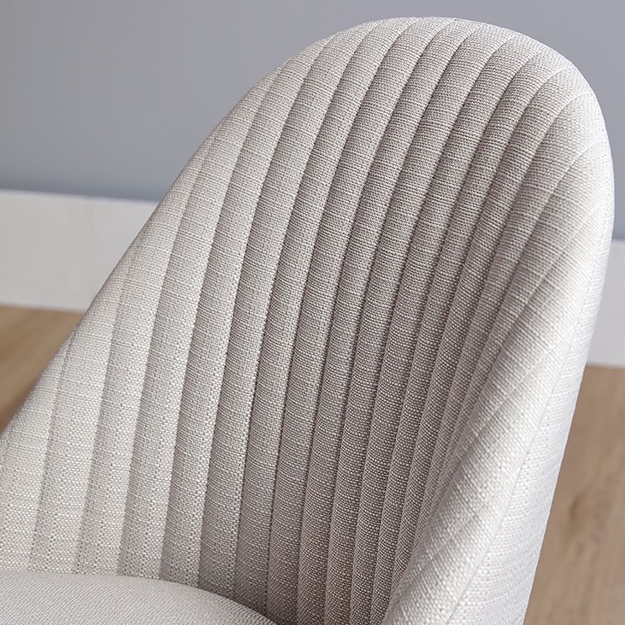 Dante Panelled Dining Chair in Natural - Set of Two