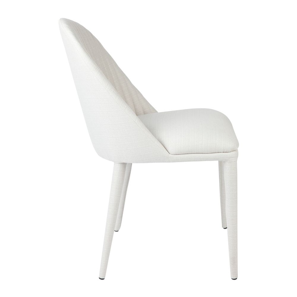 Dante Panelled Dining Chair in Natural - Set of Two