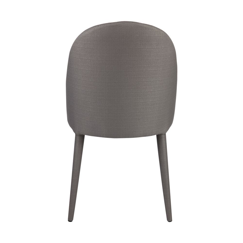 Dante Panelled Dining Chair in Charcoal - Set of Two