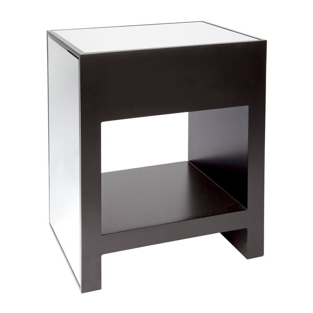 Sabrina Mirrored Bedside Table- Small