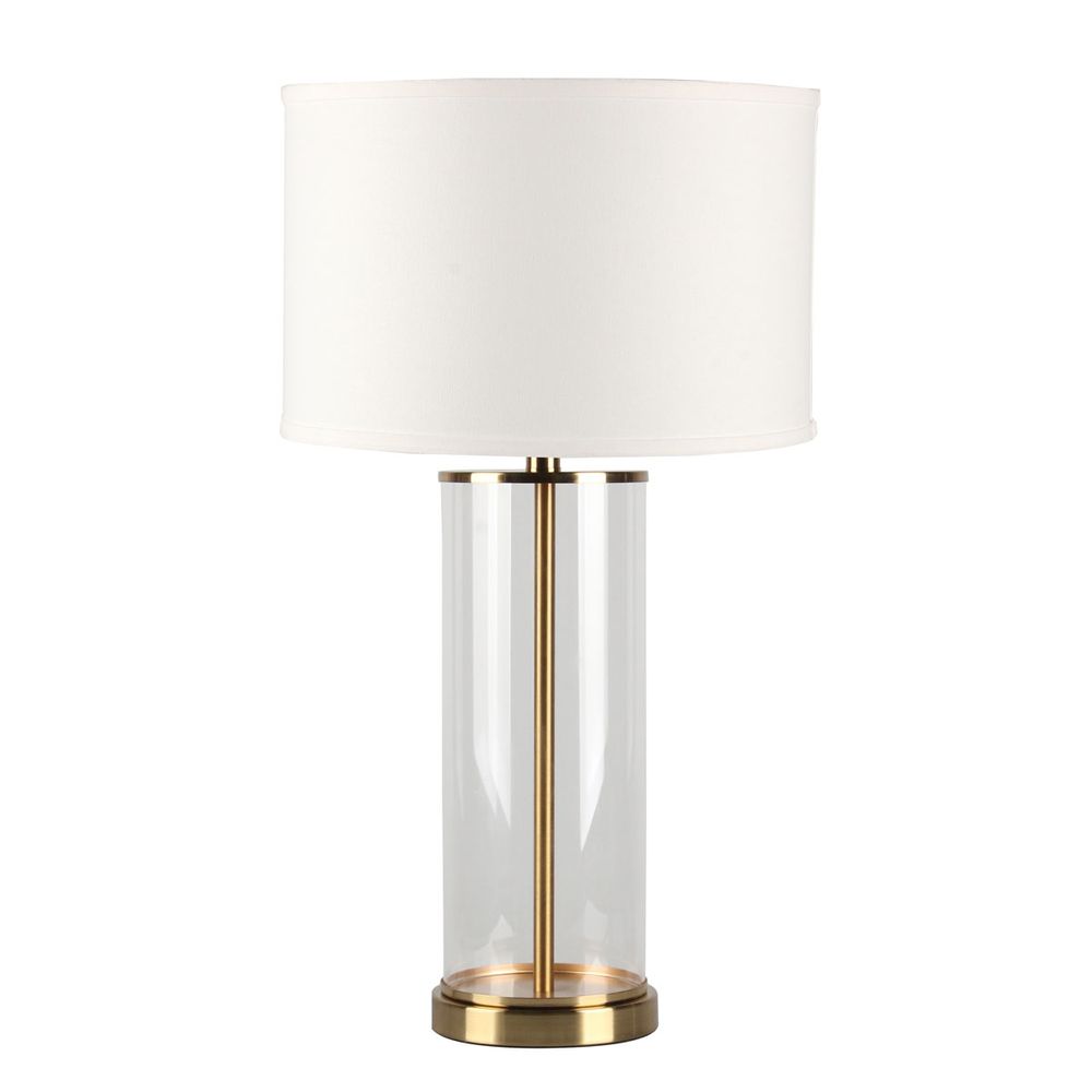 Left Bank Table Lamp in Brass
