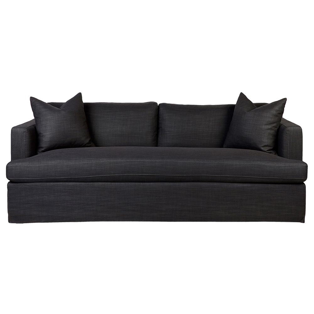 Birkshire Slip Cover 3 Seater Sofa in Charcoal