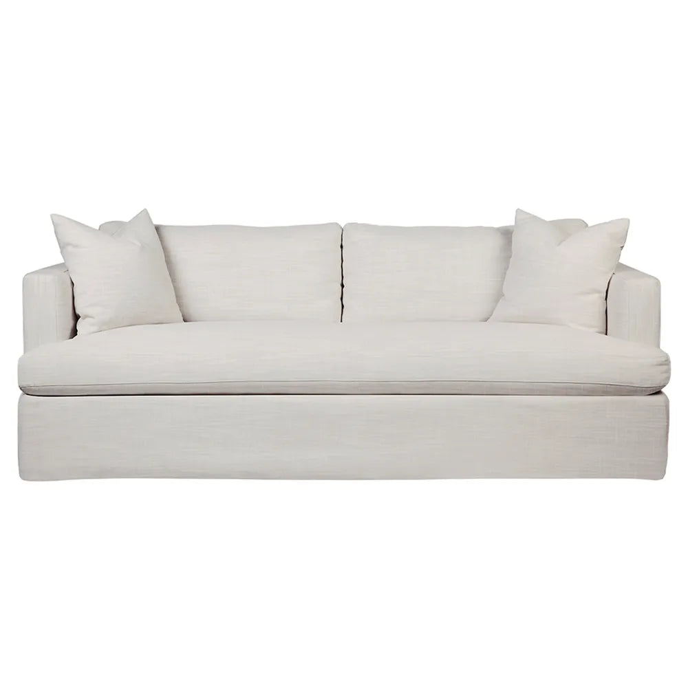 Birkshire 3 Seater Slip Cover Sofa in Linen
