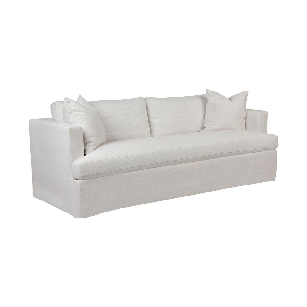 Birkshire Slip Cover 3 Seater Sofa in White