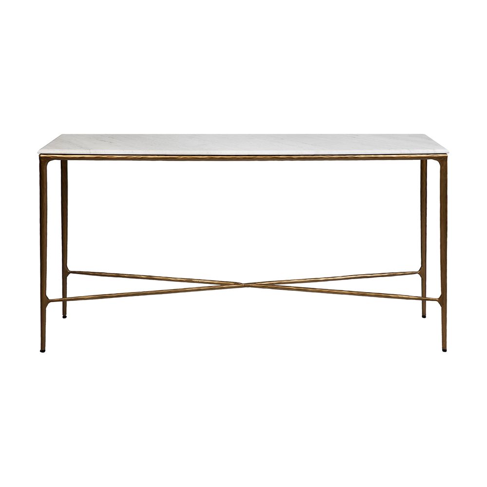 Heston Console in Brass