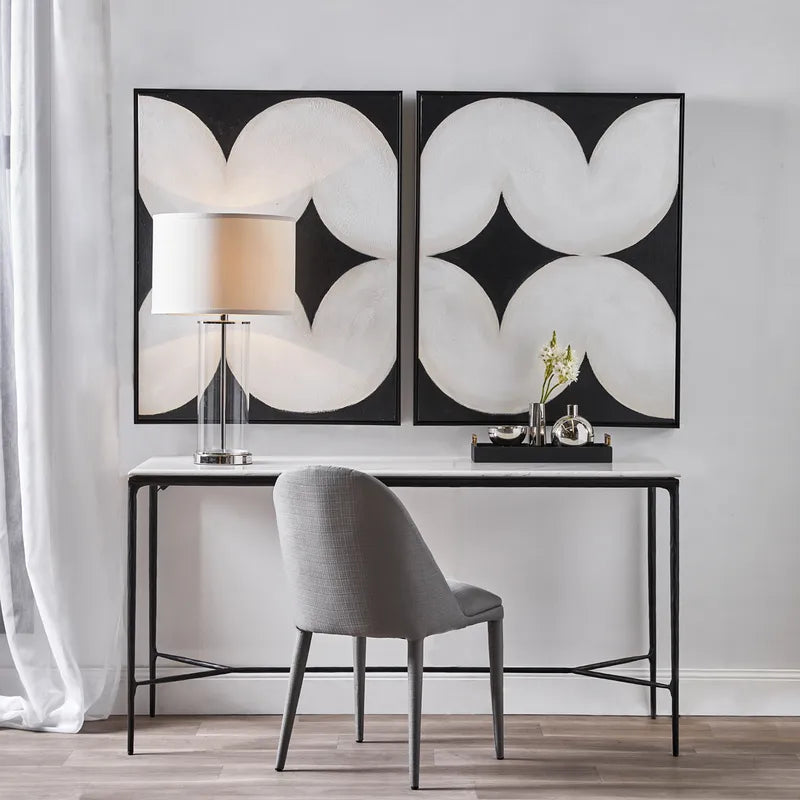 Heston Marble Desk in Black