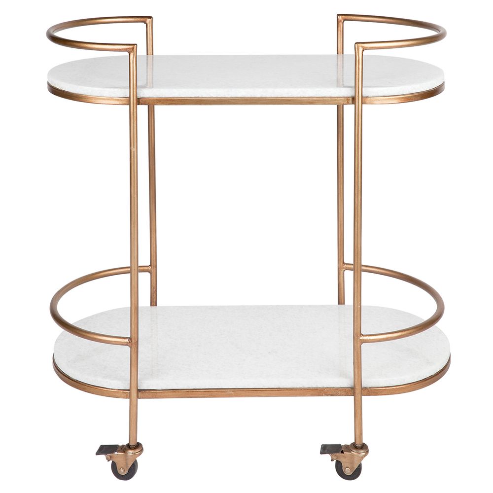 Southside Drinks Trolley in Gold