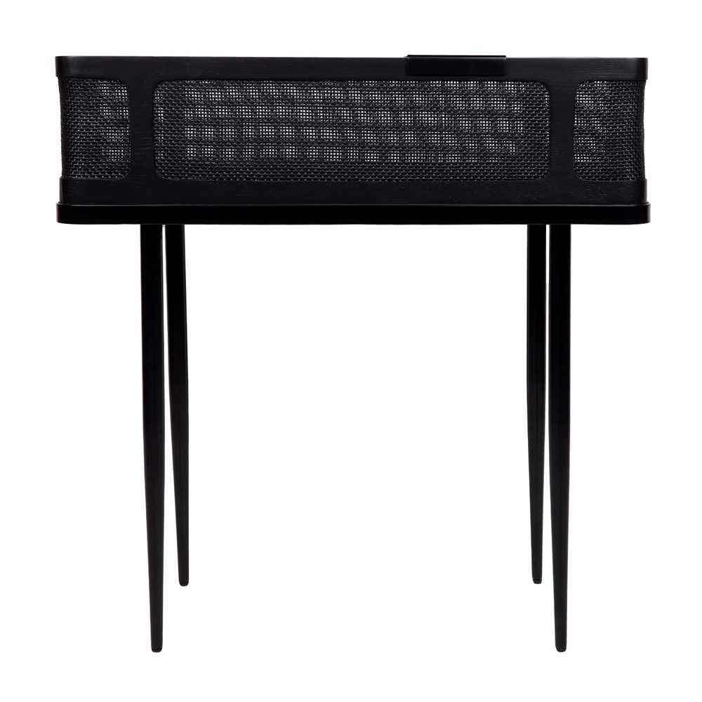 Parker Rattan Bar Table in Black
