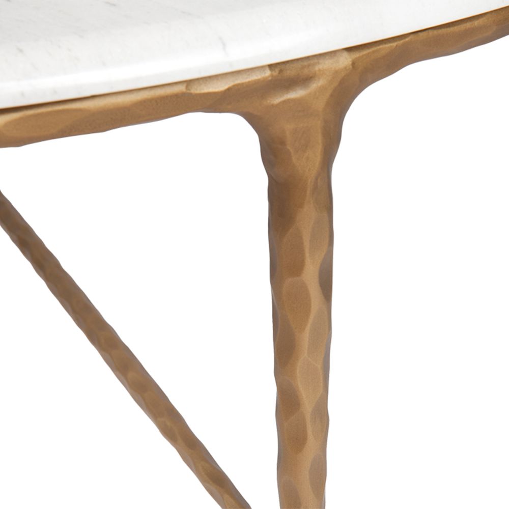 Heston Coffee Table in Brass