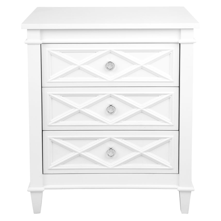 Large Plantation Bedside Table