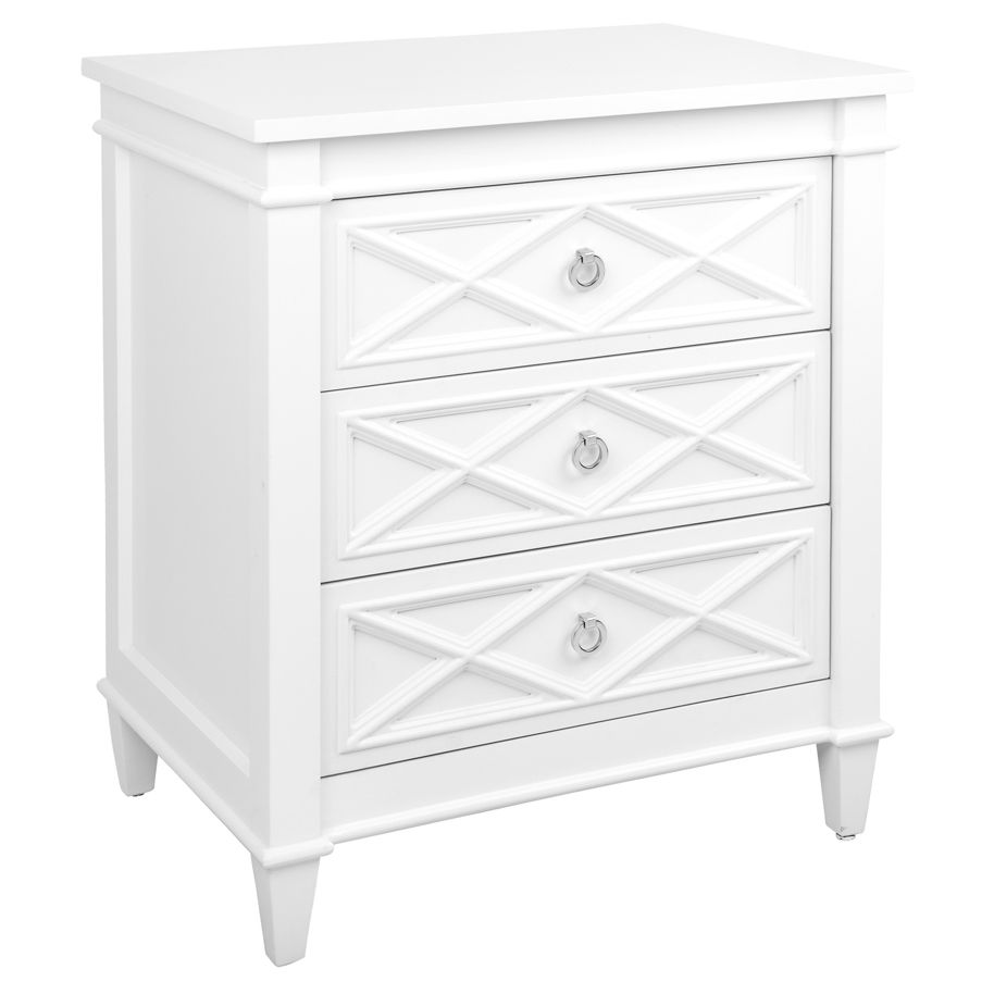 Large Plantation Bedside Table