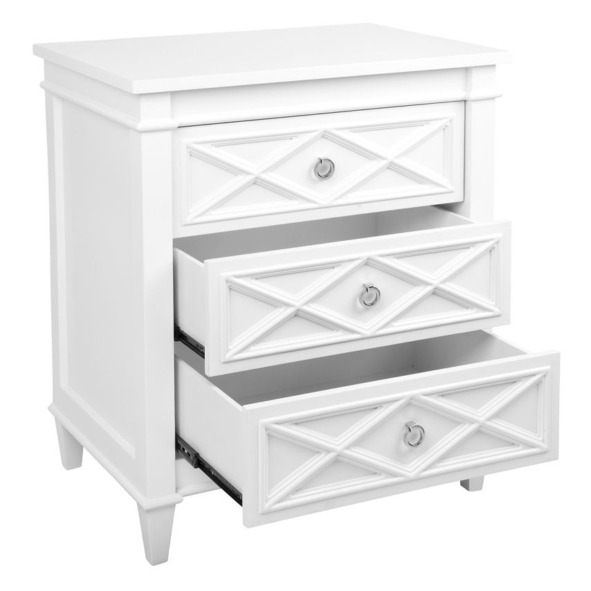 Large Plantation Bedside Table