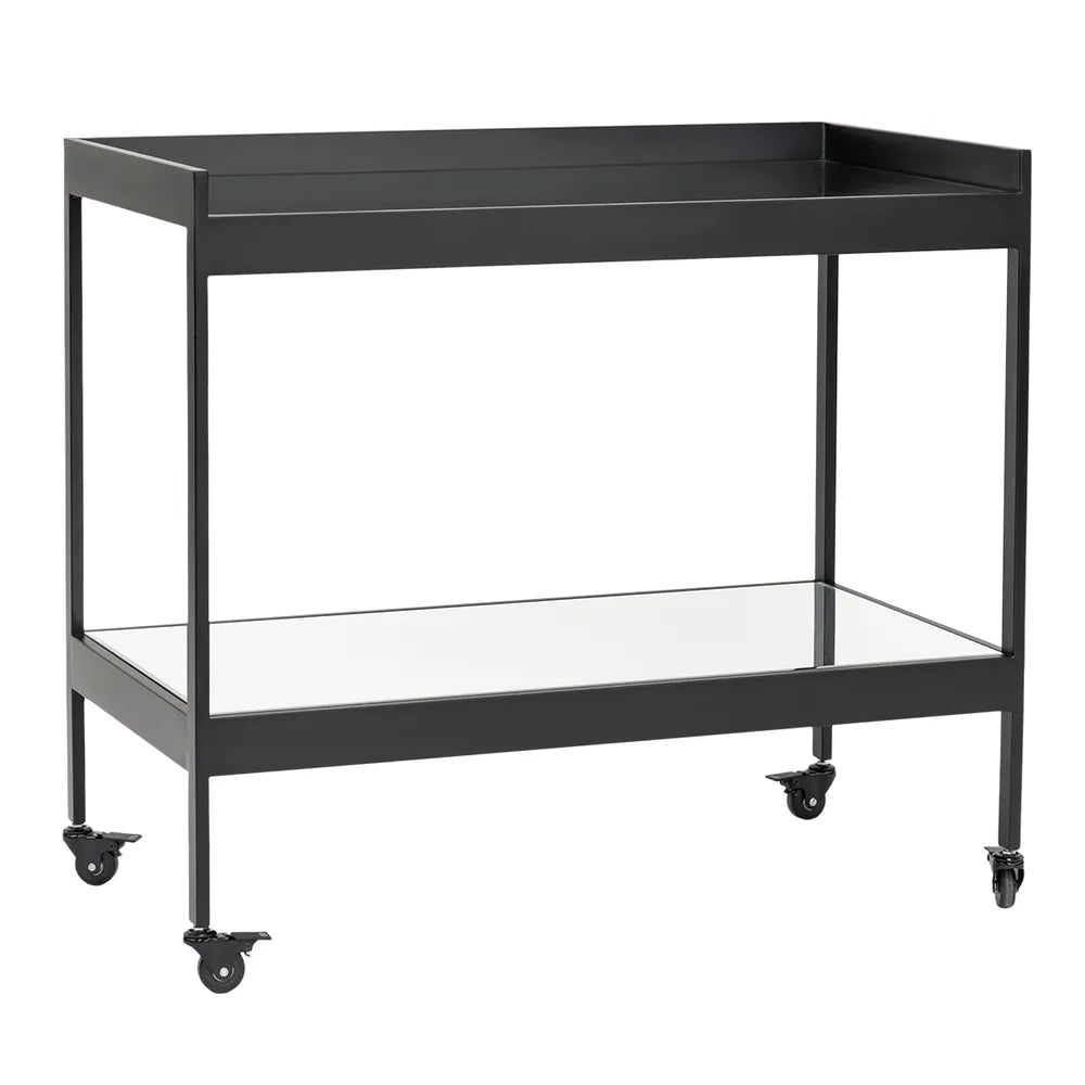 Fenton Drinks Trolley in Black