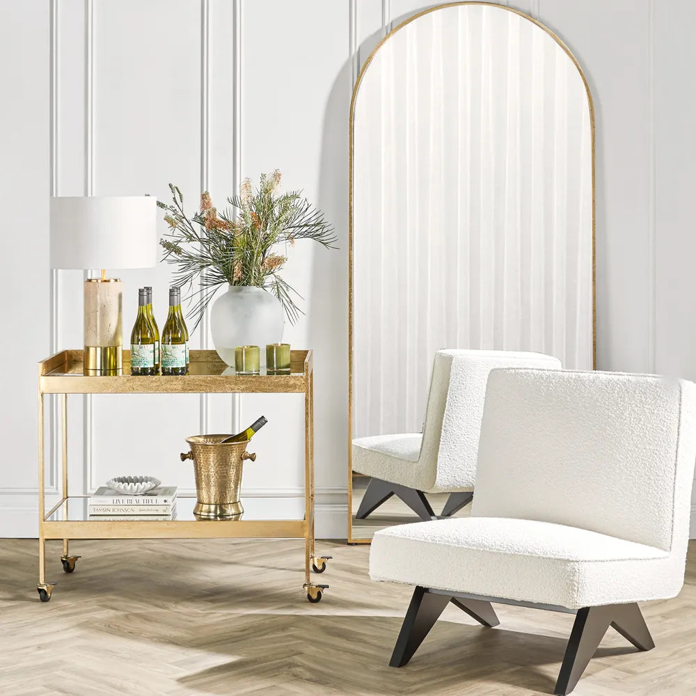 Fenton Drinks Trolley in Gold