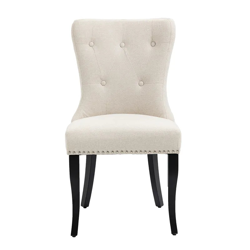 Lugano Dining Chair Set of 2 in Natural