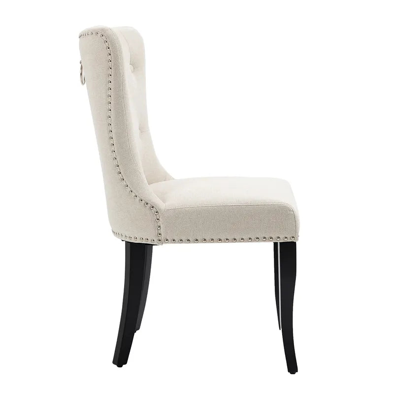 Lugano Dining Chair Set of 2 in Natural