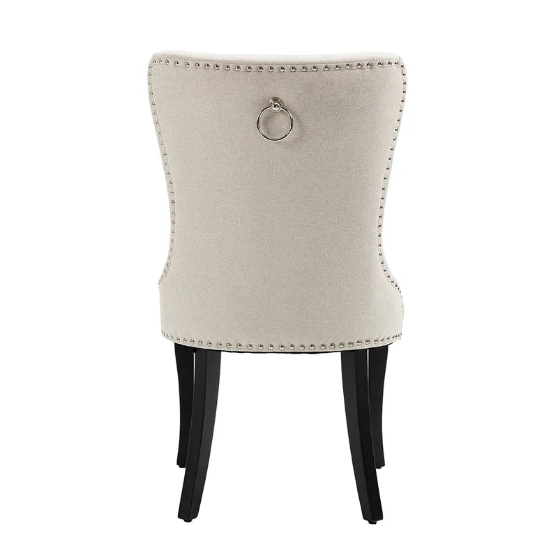 Lugano Dining Chair Set of 2 in Natural