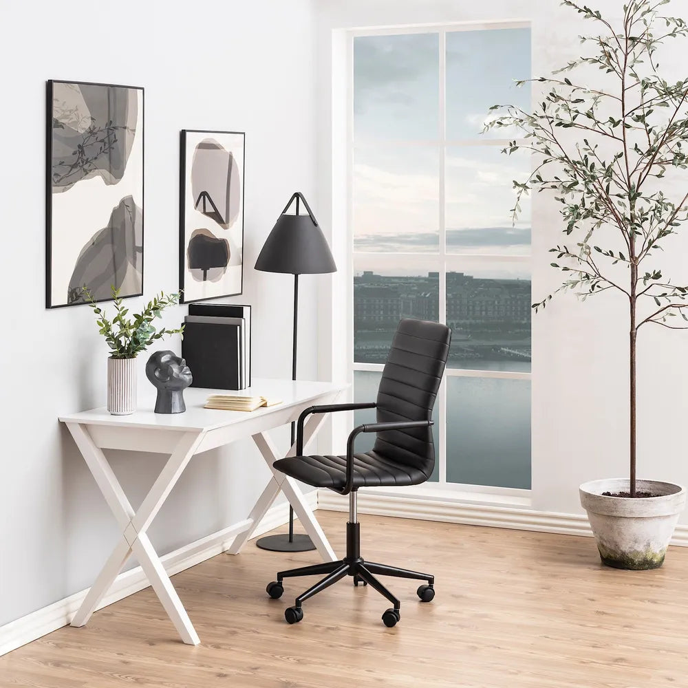 Brooklyn Desk with Drawer in White
