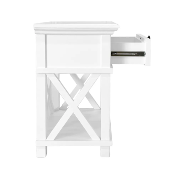 West Beach Bedside Table in White