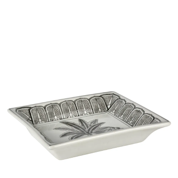 Plantation Trinket Plate in Black