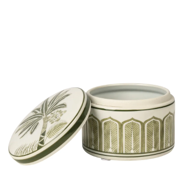 Plantation Trinket Box in Green