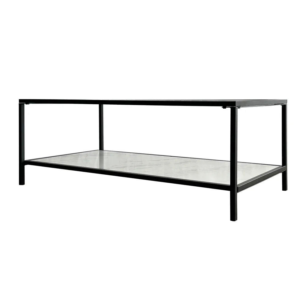 Denver Glass & Marble Coffee Table